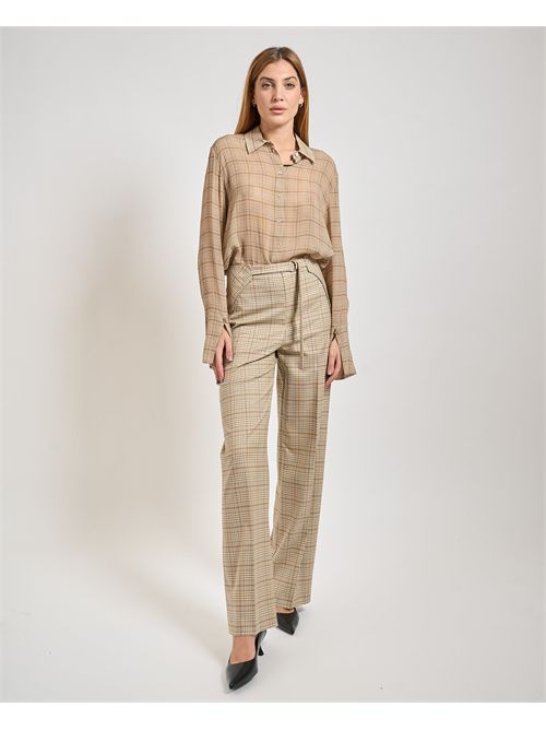 Pantaloni donna Patrizia Pepe con motivo check PATRIZIA PEPE | 8P0741-A621BFG11